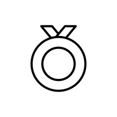 Award icon vector illustration outline