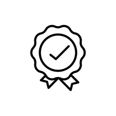 Award icon vector illustration outline