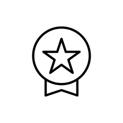 Award icon vector illustration outline