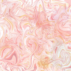 Abstract liquid pink marble effect background