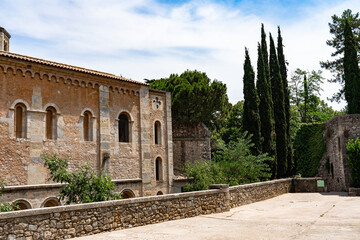 Cityscape of Girona in Catalonia, Spain.