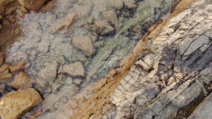 where volcanic lava meets the sea creating a wonderful place