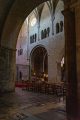 Fototapeta na wymiar Cathedral of Girona in Catalonia, Spain.