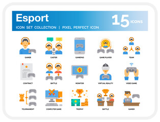 Esport icon set