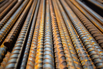 
A lot of steel wires are rusted.