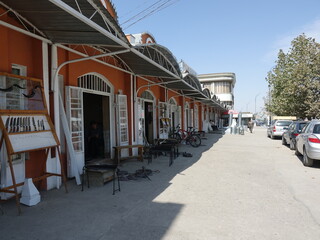 Workshop for the manufacture of knives and daggers in the city of Zeravshan. Tajikistan