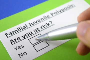 Fototapeta premium Questionnaire about health problem