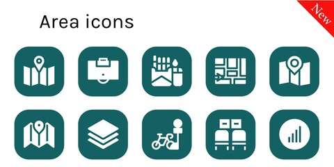 area icon set
