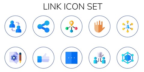 link icon set
