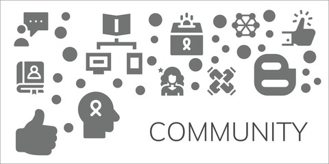 community icon set