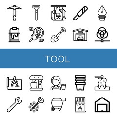 tool icon set