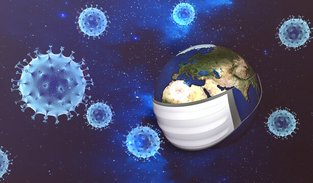 earth in space