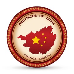 guangxi zhuang map