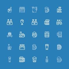 Editable 25 bitter icons for web and mobile
