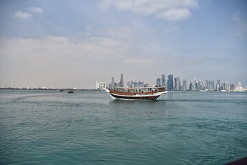 Fototapeta premium ship in the sea