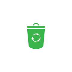 trash can icon vector design template