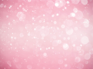 pink background with soft bokeh lights.