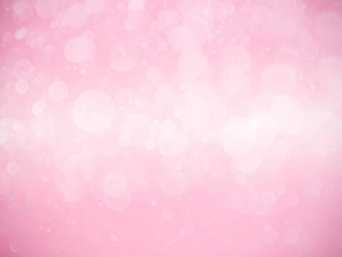 pink background with soft bokeh lights.
