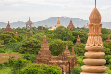 Bagan is an ancient city and a UNESCO World Heritage Site located in the Mandalay Region of Myanmar.
The Bagan Archaeological Zone is a main attraction for the country's nascent tourism industry