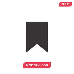 Bookmark vector icon, simple sign for web site and mobile app.