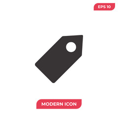 Price tag vector icon, simple sign for web site and mobile app.