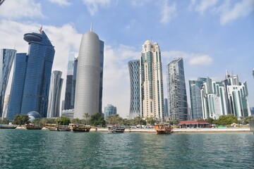 Fototapeta na wymiar qatar cityscape.