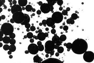 Bubbles in black