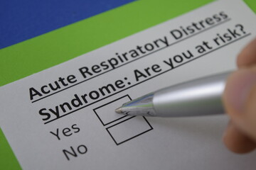 Obraz premium Questionnaire about health problem
