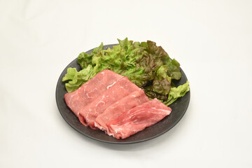 豚肉　黒豚　モモスライス