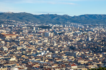 Fototapeta premium France, Marseille, view over Marseille