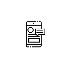 Social media icon to use for web and mobile UI.