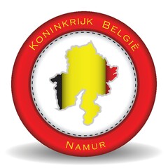 namur map sticker