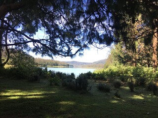 a selective view of the lake from long distance