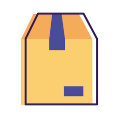 box carton packing delivery service line and fill style