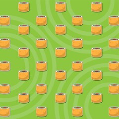 background with california roll