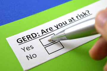 Fototapeta premium Questionnaire about health problem