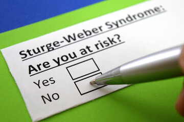 Fototapeta premium Questionnaire about health problem
