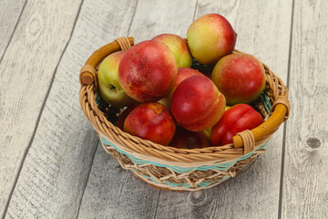 Sweet tasty fresh ripe apricots