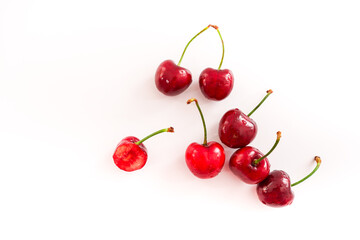 Obraz na płótnie Canvas Fresh fruit cherry