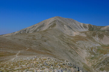 The Peak of Bastiments, in the Catalan Pyrenees (Spain, at the border with France)