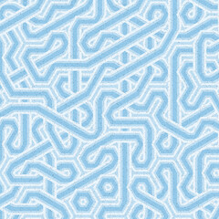 Colour Hexagon Tile Connection art background design illustration