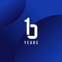 10 Years Anniversary White Number Vector Design