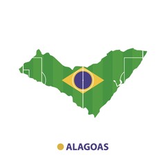 alagoas state map