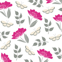 Vintage Elegant Floral Pattern. Elegant Background with floral designs. Good for Digital Print and Sublimation Techniques.