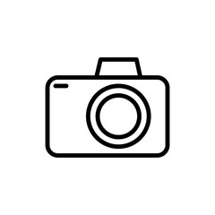 Camera line icon. Vector illustration