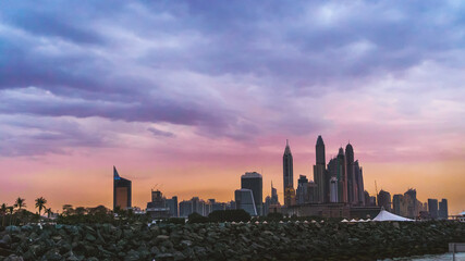 Beautiful landscape of Al Sufouh Beach, one of Dubai's hidden gems. It also has a nickname...