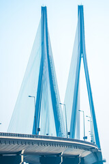 The Bandra–Worli Sea Link is a bridge that links Bandra in the Western Suburbs of Mumbai with Worli in South Mumbai.