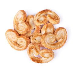 Group of puff pastry cookies