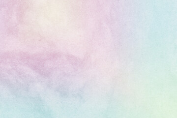 Fototapeta premium Multicolored pastel abstract background.Gentle tones paper texture. Light gradient. The colour is soft and romantic.