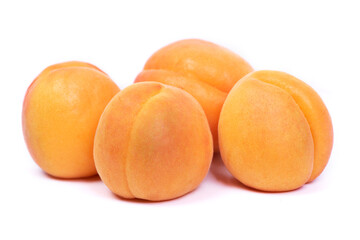 Group of fresh apricots